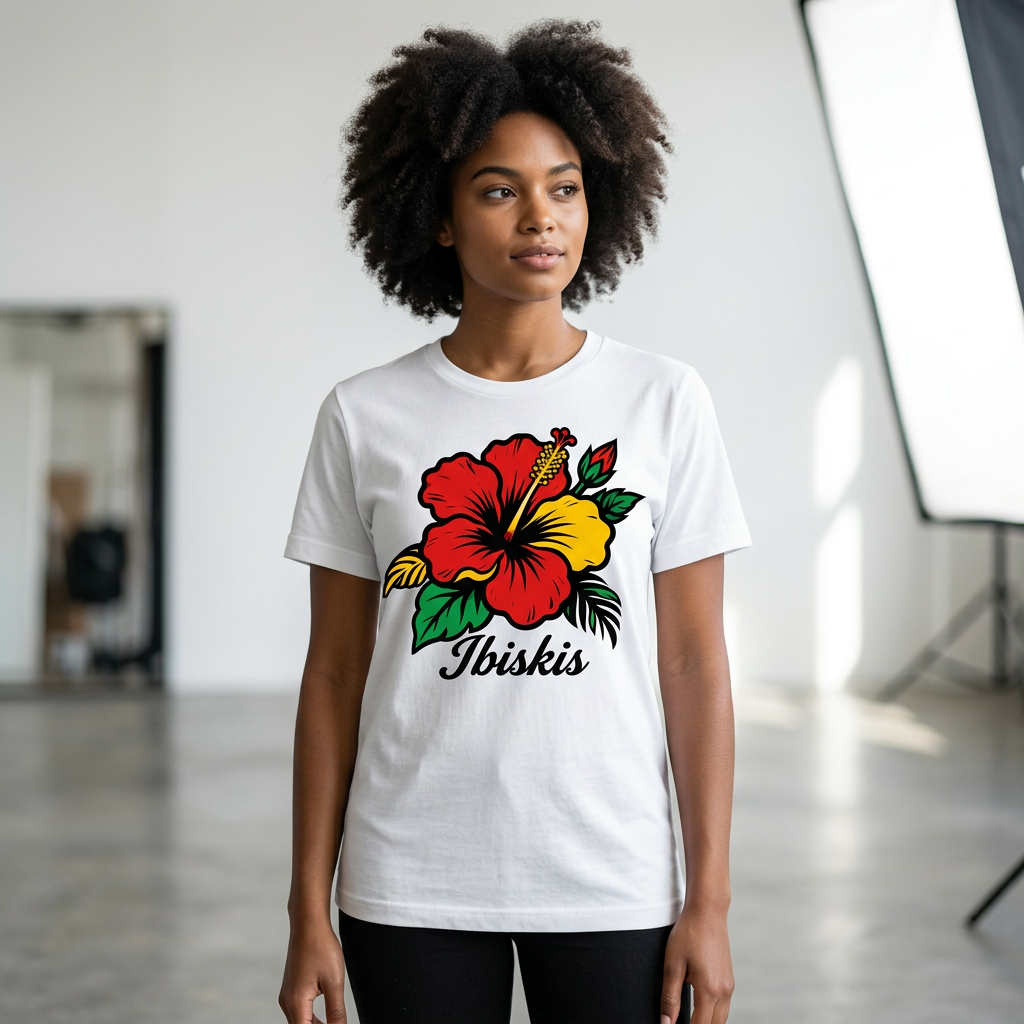 T-shirt ibiskis Caraïbes