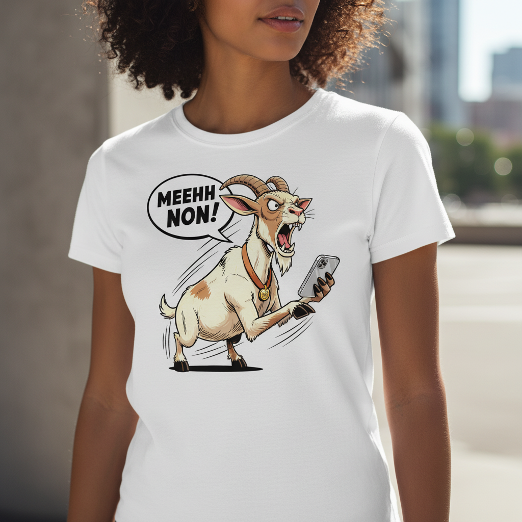 T-shirt unisexe MEEHH NON